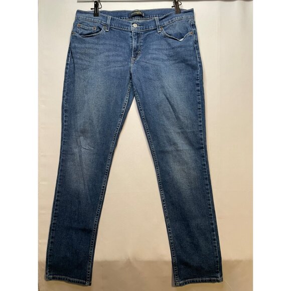 Levi's jeans womens 15 34 x 32 524 too superlow low rise blue - Picture 1 of 10